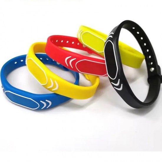 13.56Mhz RFID wristband silicone electronic bracelets 