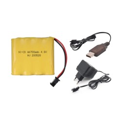 4.8V 700mAh AA NICD Battery and Charger